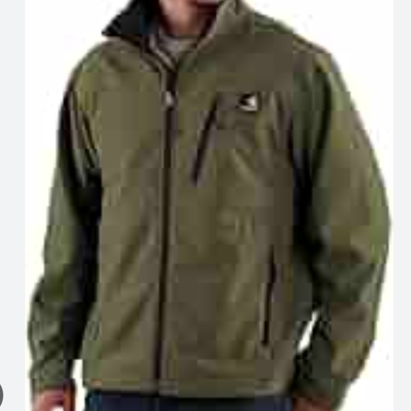 Carhartt Softshell Ripstop Army Green Jacket, SZ. XL. - Picture 8 of 8